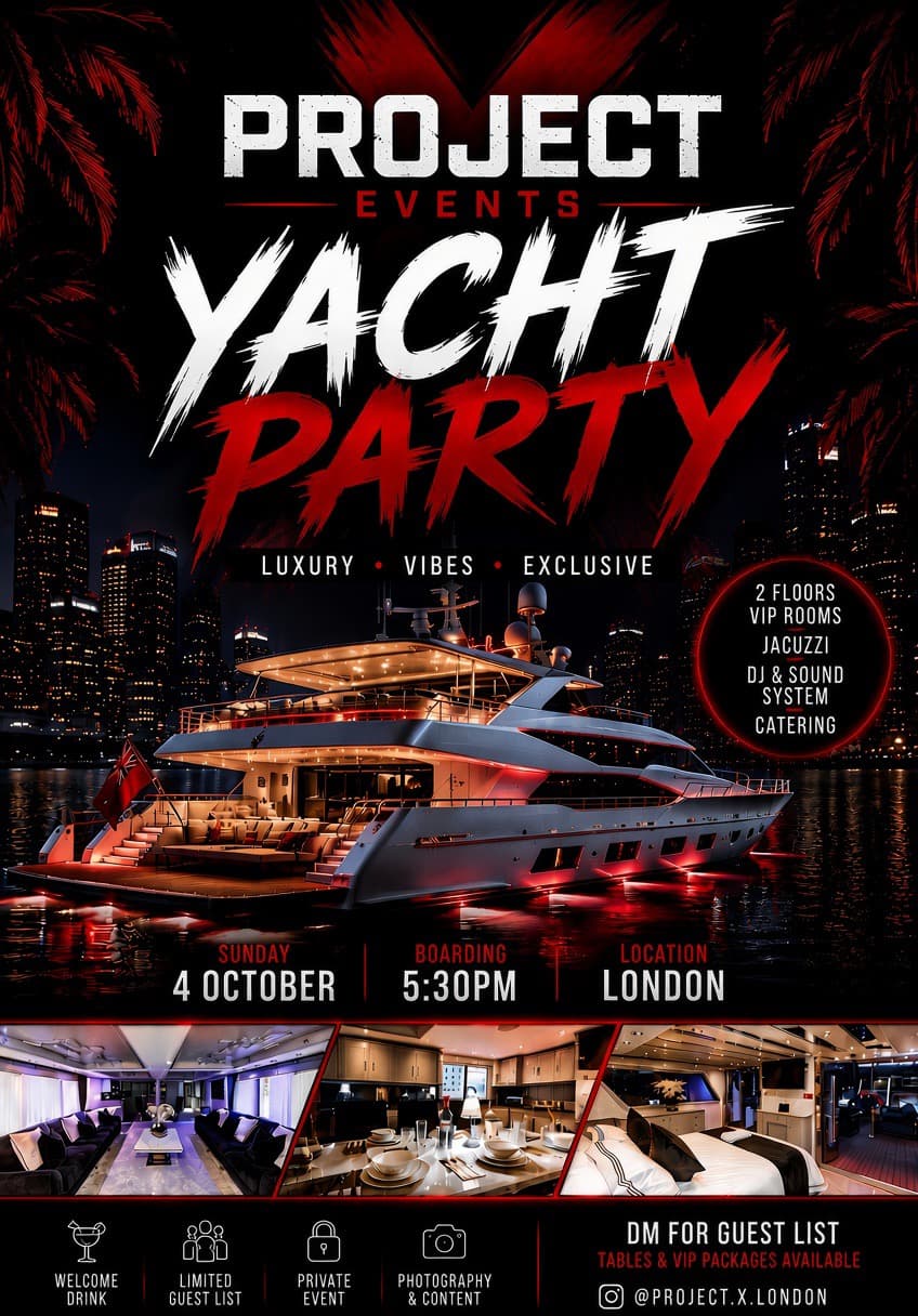 London Yacht Party
