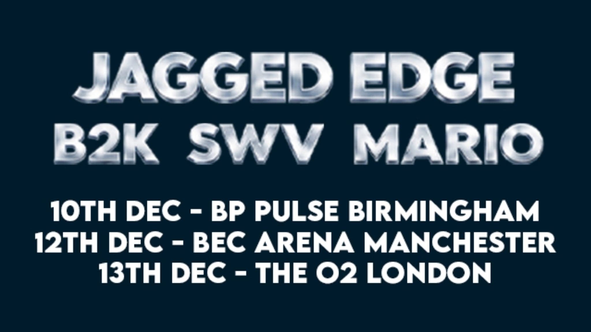 Rnb winter Ball, Jagged Edge, B2K & Mario